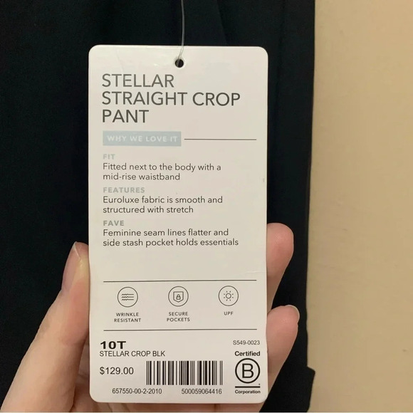 Athleta Stellar Straight Crop Pant TALL - Picture 13 of 14